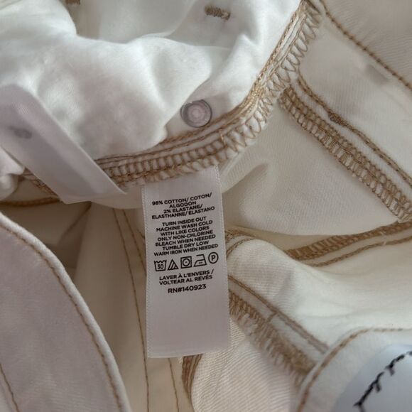 LOFT Kick Crop Jeans in White - Picture 7 of 7